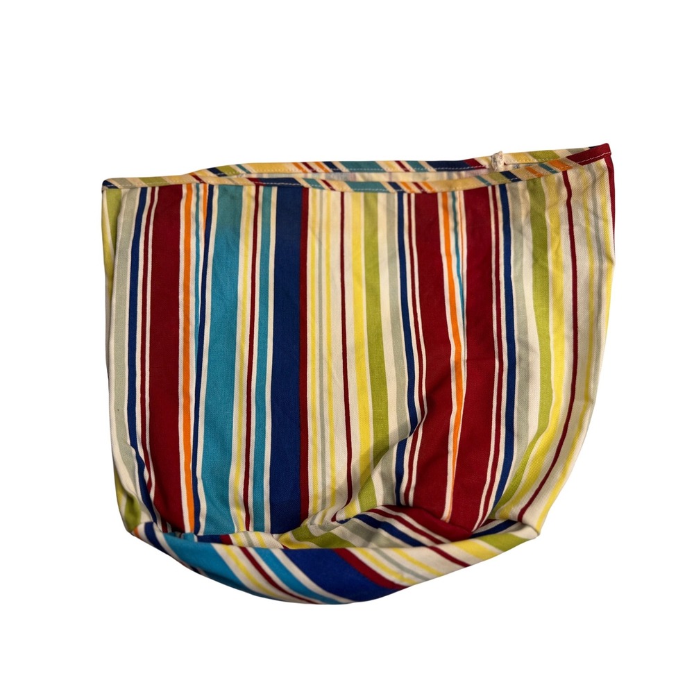 Longaberger‎ Basket Liner Multicolor Stripe Fabric Replacement Accessory 13x10